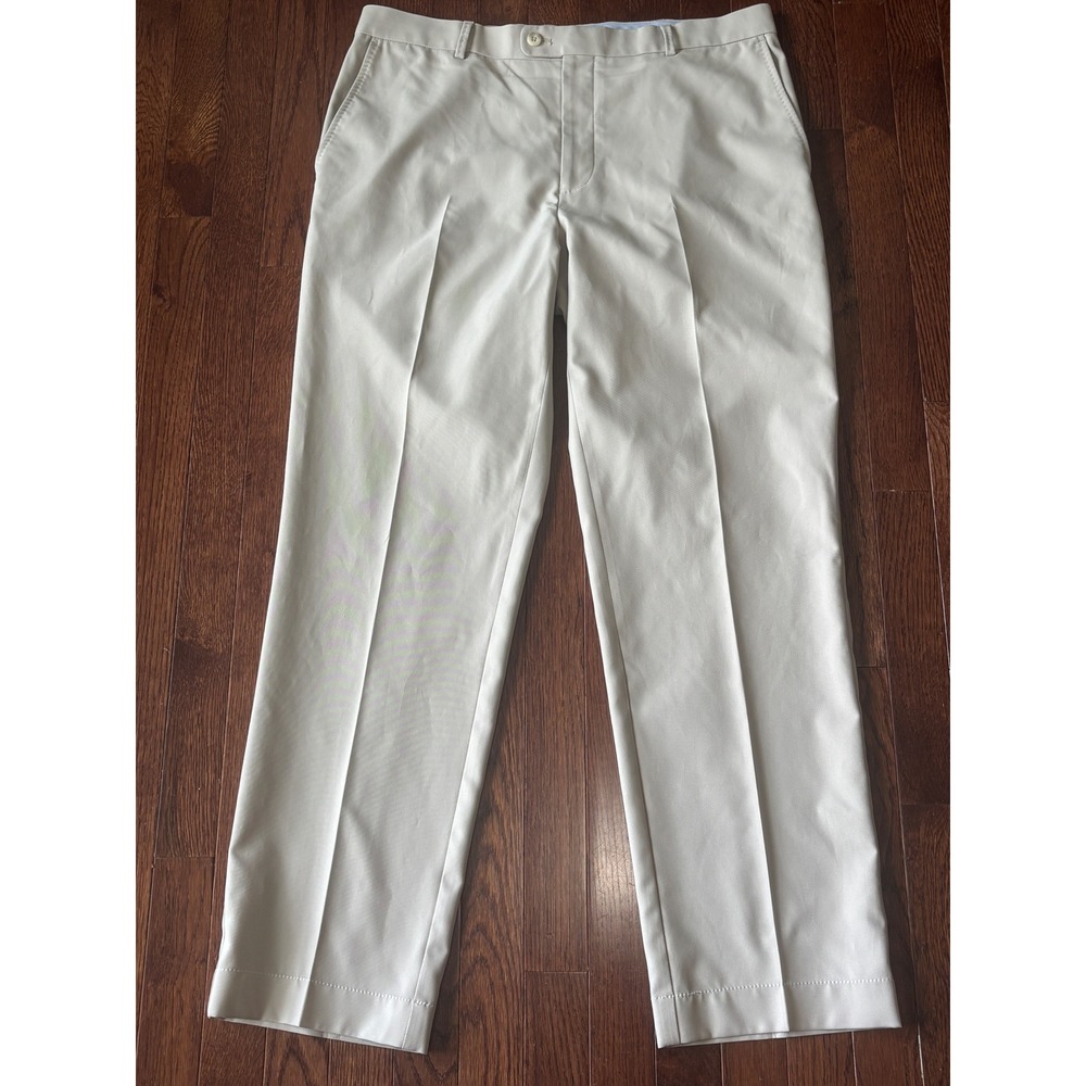 Peter Millar Mens Wicking Performance Dress Pants Stone Beige 38x31 MS16EB78FB